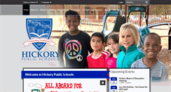 Desktop Screenshot of hickoryschools.net
